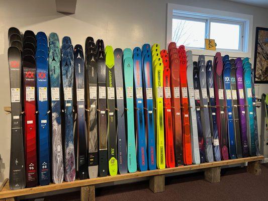 Great selection of skis