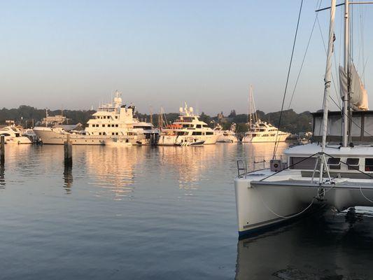 Menemsha harbor sunset