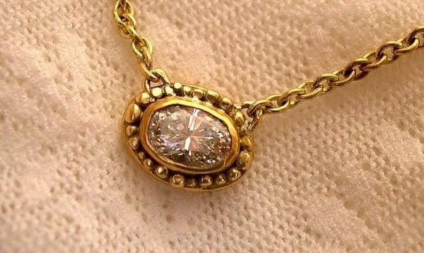 Gorgeous Diamond pendant by Chuck Nash for MG