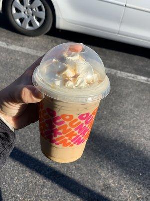 Delicious caramel craze latte!