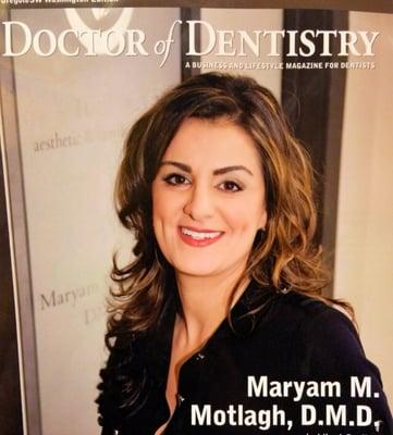 Dr. Motlagh, Featured Dentist Doctor of Dentistry Mag