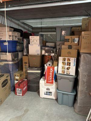 What my storage looked like prior move out