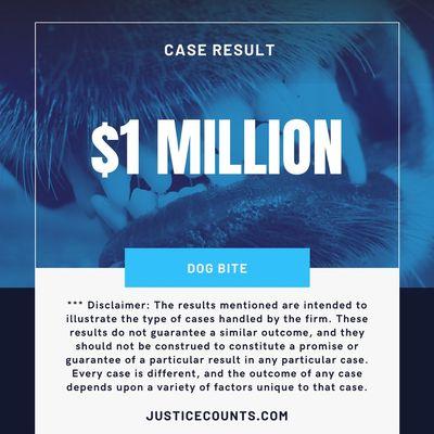 We secured a judgment of $1MM in Wayne County Superior Court on behalf of an elderly woman who was attacked by 3 dogs. https://ed.gr/dhejt