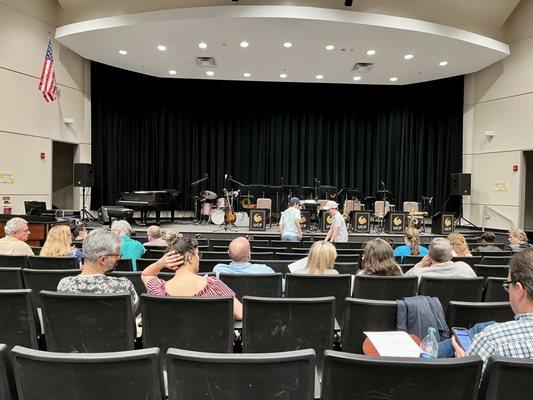 Intimate auditorium.