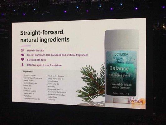 Natural deodorant