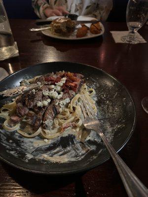 Steak Pasta up charge to ribeye!!!