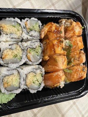 Spicy Scallop Maki Crazy Salmon Maki