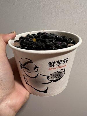 sorely disappointed by this taro tapioca dessert