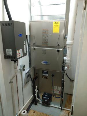 Carrier Furnace, Humidifier & APCO Air Purifier Install