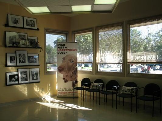 Our reception area