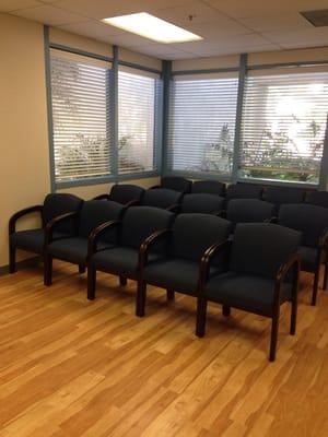 The waiting room, really comfortable chairs :)