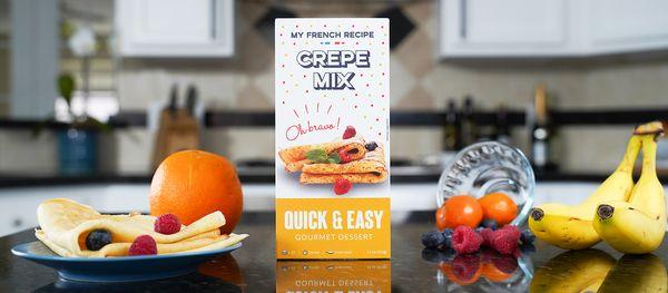 Crepes baking mix - Available at Whole Foods Market DFW