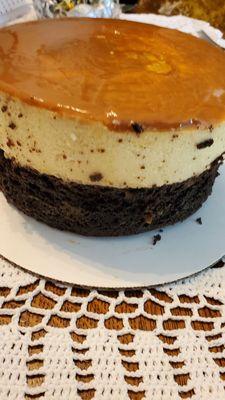 Chocolate and Flan cake