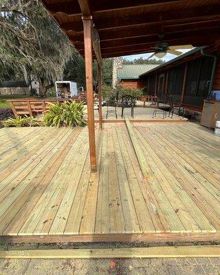 Recent Deck We Fixed up