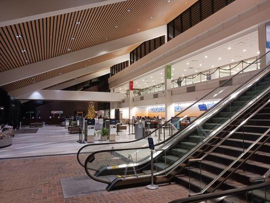 Inside Lincoln Airport