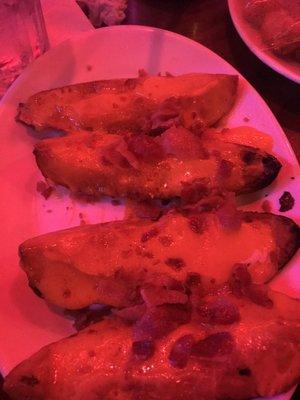 Potato skins ($6.50)