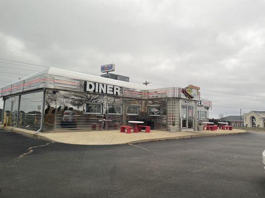 Front of the diner