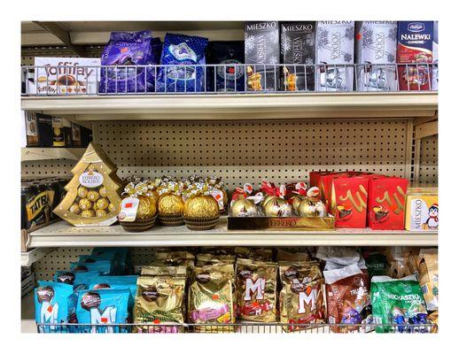 Great Quality Polish Chocolate & Candies! Nice! Fresh Bakery Fresh Deli Imported Liquors Beers Sweets Imported Goods Fresh Produce Grocery.