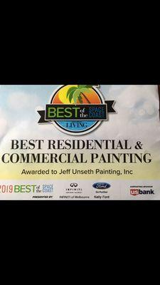 Just voted Best Painting Company in Florida.