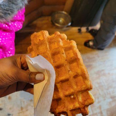 Cinnamon waffle