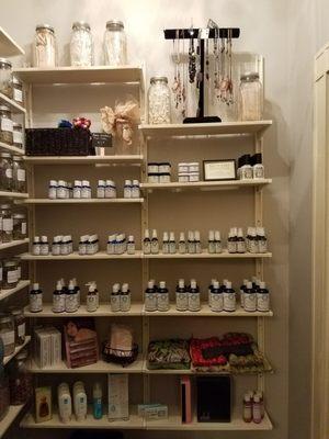 We carry a beautiful line of ORGANIC skincare designed for your busy lifestyle as well as a large stock of ORGANIC herbs