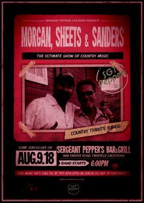 Morgan Sheets & Sanders Country Live Band Aug 9 2018