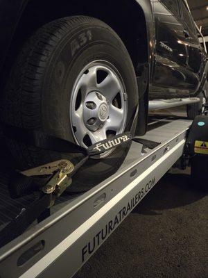 we offer towing services for vehicles under 5700lbs