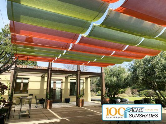 Roman Shade @ Pleasanton, CA
Our Roman shade system features a modular design that provides endless unique design possibilities.