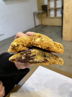 SW chip & biscoff chip cookies!  10/10