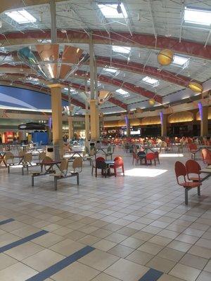 The food court is nice