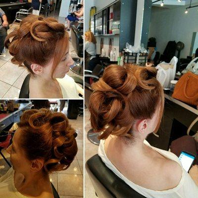 Stunning updo by Galina!