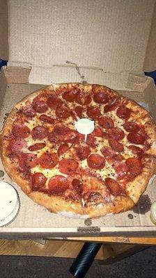 Pepperoni Pizza & Wings Special