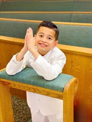 God son Liam's First Holy Communion 5/18/2024