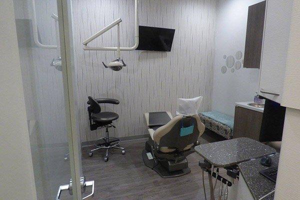 Dental exam room.