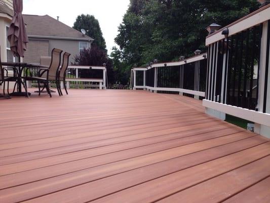 Composite deck and rail.