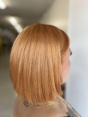 Copper Gold Hair Color