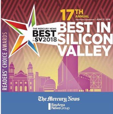 2018 Voted Best in Silicon Valley