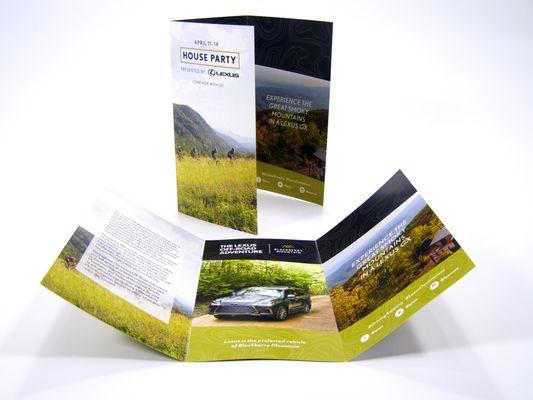 Brochures, flyers