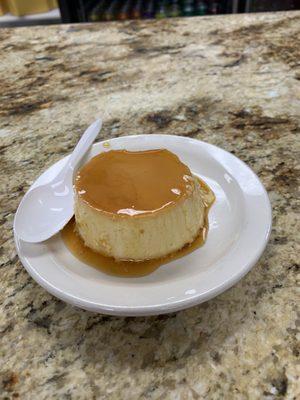 The best homemade flan I've ever had