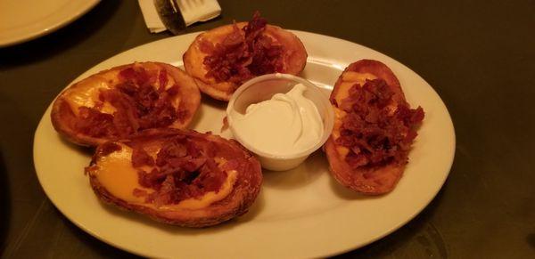 Stuffed baked potatoes.