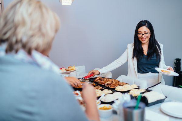 We love our team lunches at Lighthouse!