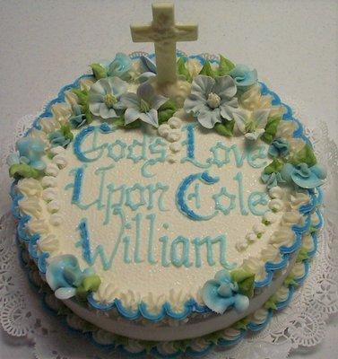 Baptism cake