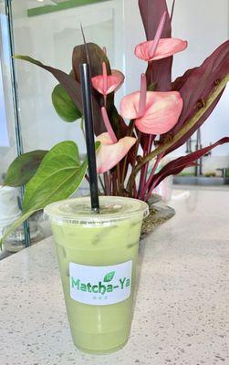 Strawberry Matcha Latte (Worst I've ever had. Very watered down)