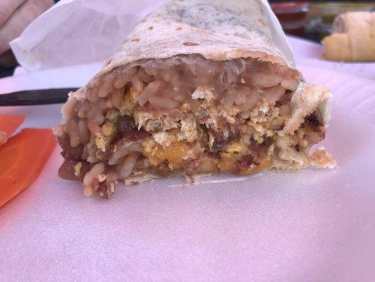 Bacon Breakfast Burrito