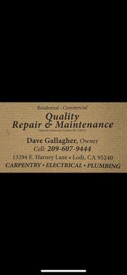 Quality Repair & Maintenance