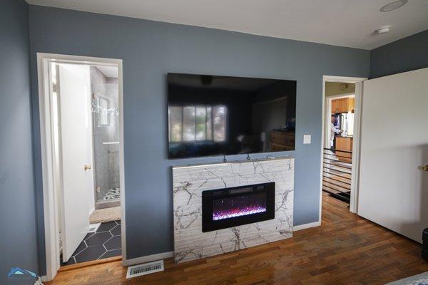 Fireplace Remodel in Los Angeles, CA by Hi-Tech Builders, Inc.