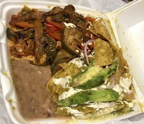 Vegetales chilaquiles