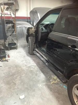 2006 Honda Pilot in the bodyshop