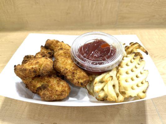 Chicken & Waffle Fries Combo