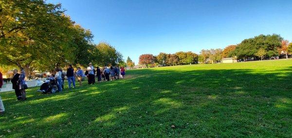 A view of the park